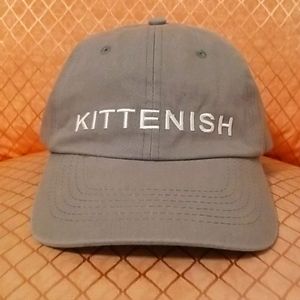 Kittenish Gray Logo Cotton Ball Cap Hat